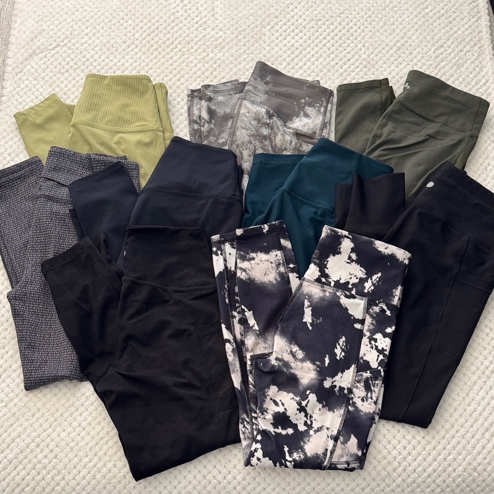 🖤👖 Women’s Activewear Leggings Bundle – 9 Pairs – Size Small - Picture 1 of 16